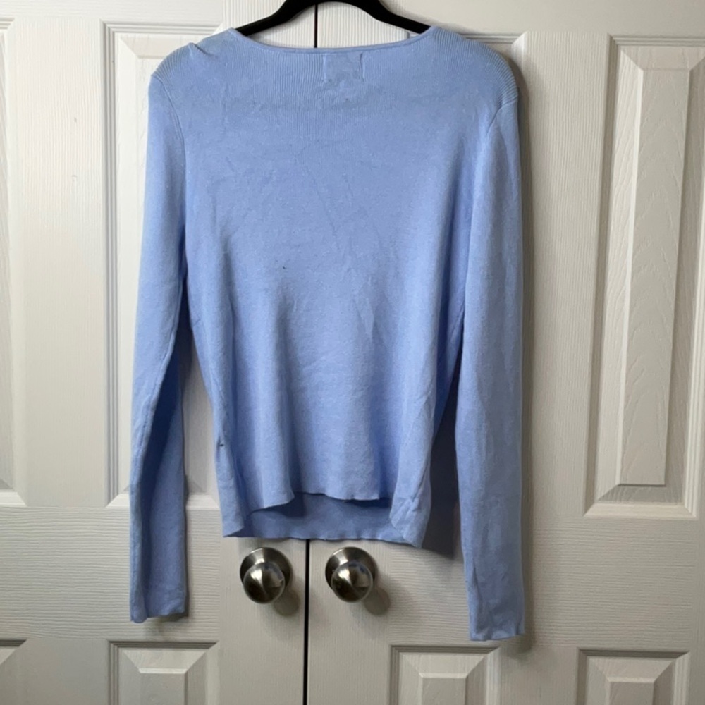 Pink Rose Junior's Sweater Top Long
Sleeve Scoop Neck Size XL - Picture 7 of 9